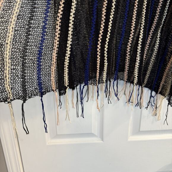 L Space Nightfall Swim Cover Up One Size Open Shoulder Beach Sweater Fringe Boho - Picture 6 of 15